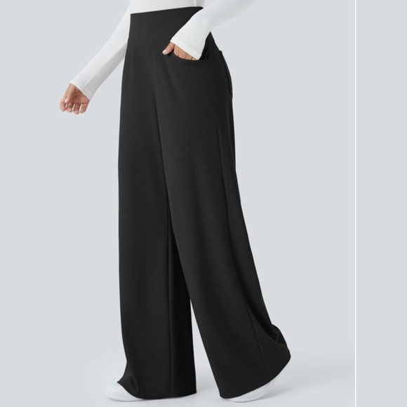 HALARA Black Wide-Leg Pants - Picture 2 of 4